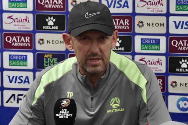 Berikut beberapa alternatif judul untuk "Australia Tegaskan Tak Pernah Meremehkan Timnas Indonesia":

1. "Australia: Tidak Pernah Menganggap Remeh Timnas Indonesia"
2. "Pengakuan Australia: Respek Terhadap Timnas Indonesia Selalu Ada"
3. "Australia Menyatakan Tak Pernah Meremehkan Kekuatan Timnas Indonesia"
4. "Komitmen Australia: Timnas Indonesia Selalu Dihargai"
5. "Australia Pastikan Sikap Hormat Terhadap Timnas Indonesia"
6. "Tidak Ada Meremehkan: Australia Hargai Kualiatas Timnas Indonesia"
7. "Australia: Timnas Indonesia Layak Mendapatkan Penghormatan Penuh"

Jika Anda ingin variasi tertentu atau tema yang berbeda, silakan beri tahu!