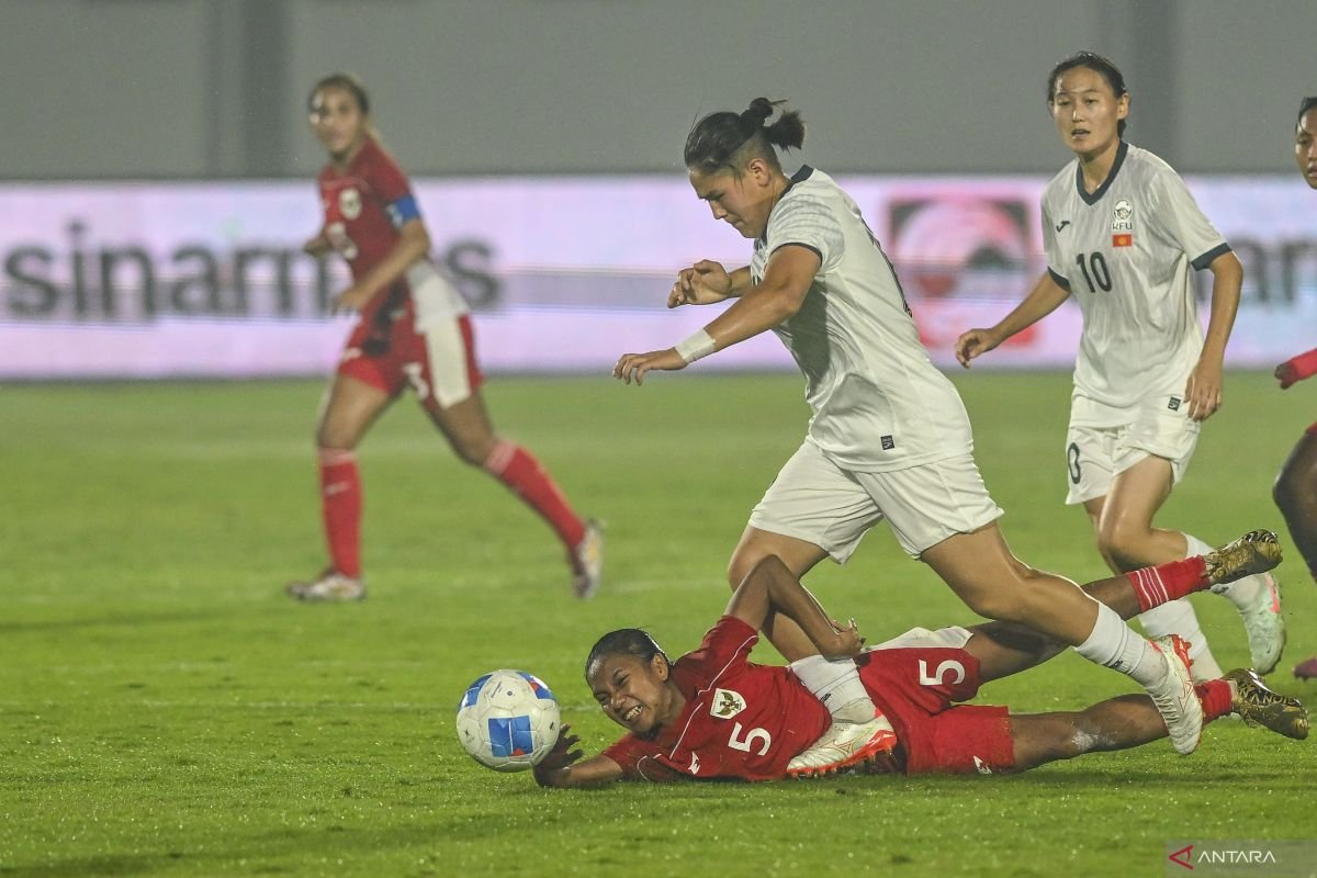 Gol Isa Warps: Timnas Putri Indonesia Tundukkan Kirgistan 1-0